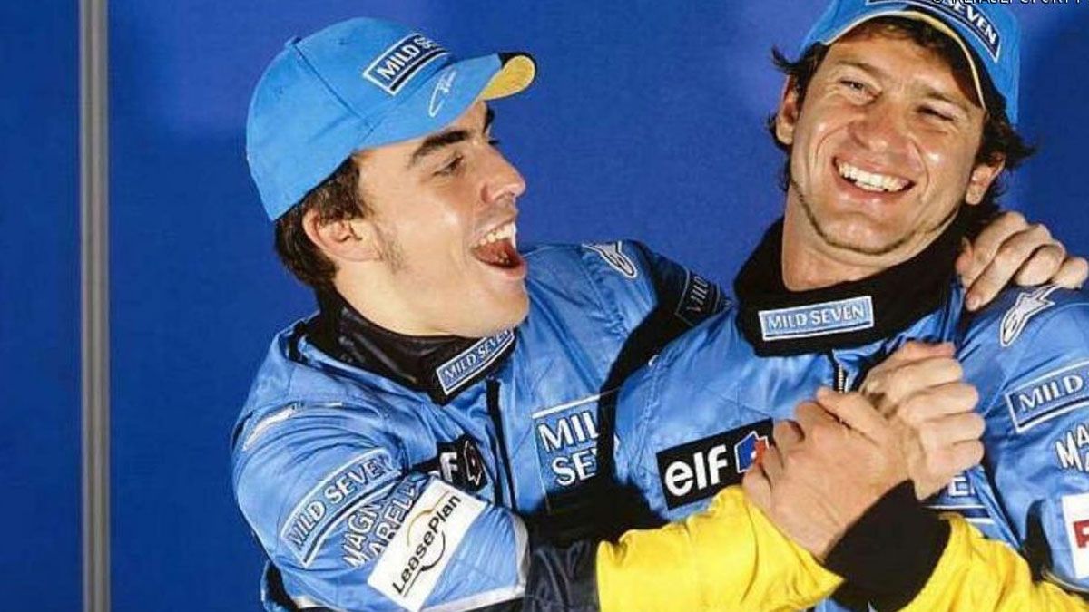 Alonso y Trulli, en su época de compañeros en Renault