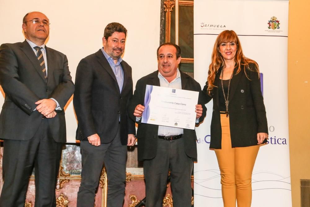 Orihuela entrega los distintivos de Calidad SICTED a sus empresas y servicios turísticos