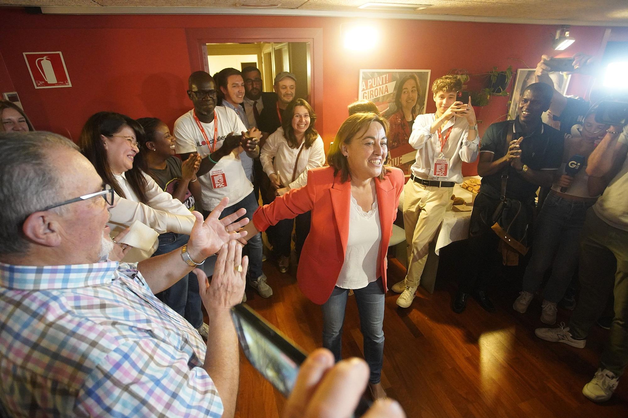 Victòria de Sílvia Paneque (PSC) a les eleccions municipals de Girona