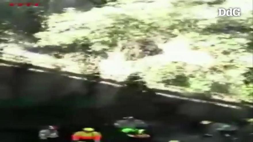 Un ciclista estranger s'ha precipitat per un pont en un revolt de la carretera GI-682 que uneix Santa Cristina d'Aro (Baix Empordà) amb Tossa de Mar (Selva).