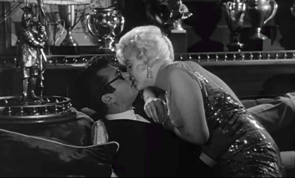 Tony Curtis y Marilyn Monroe, en 'Con faldas y a lo loco'