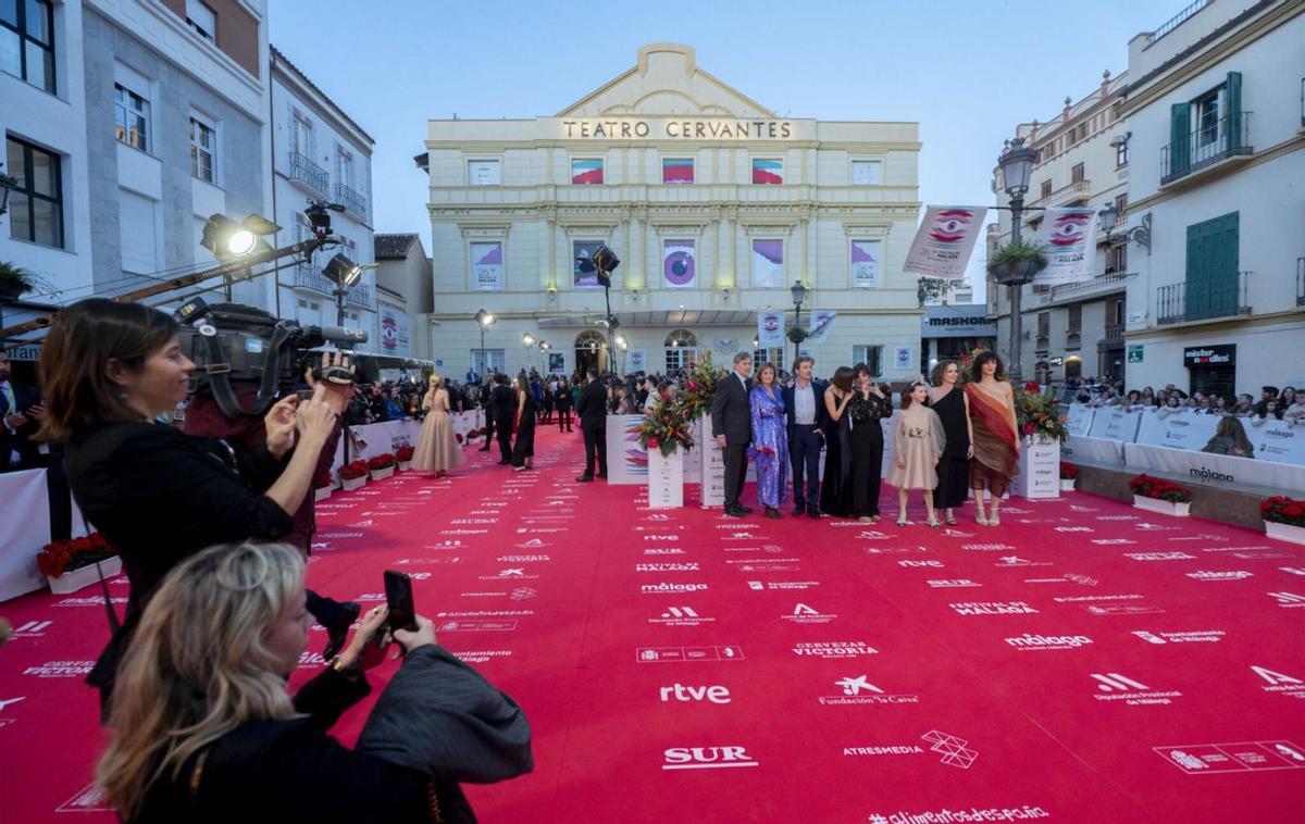 Imagen de archivo de la alfombra roja del Festival de Málaga. | ALBERTO ORTEGA/EUROPA PRESS