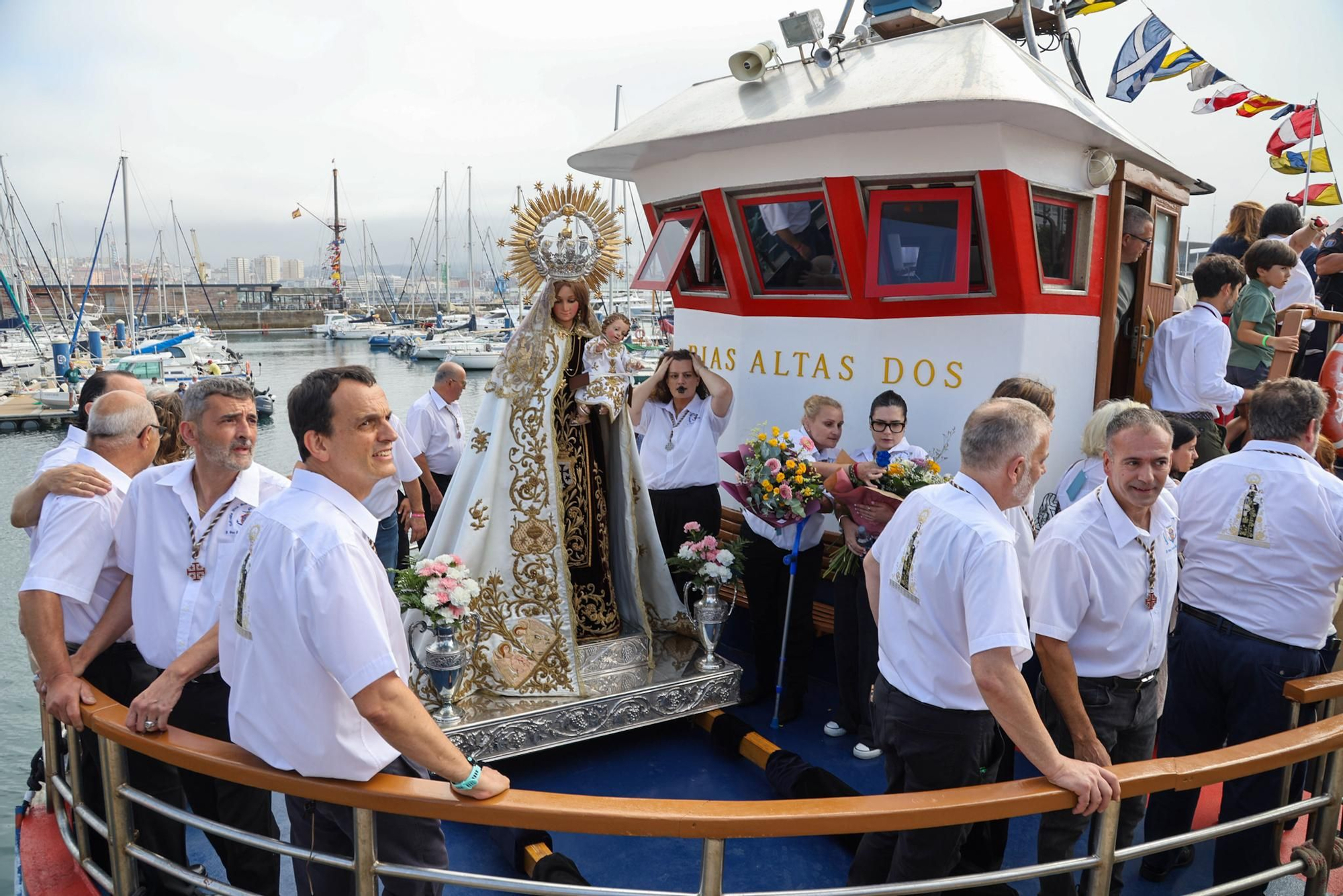 Procesión de la Virgen del Carmen en A Coruña