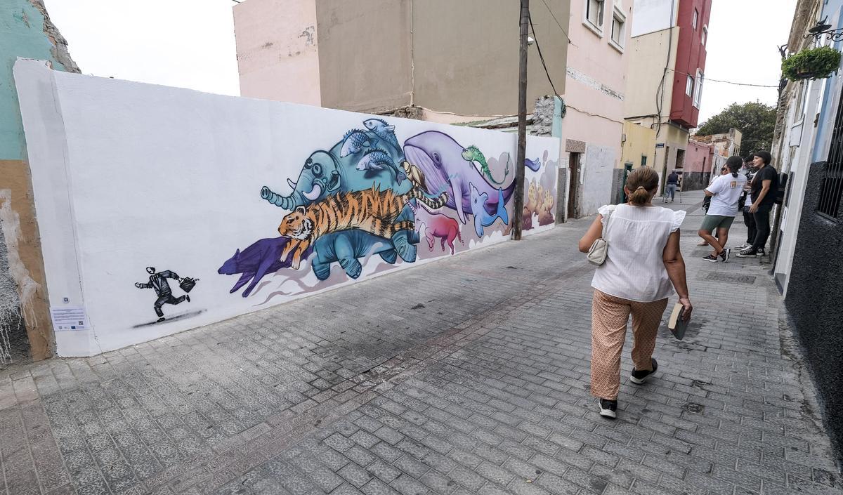 Proyecto Escaletras: murales en los riscos