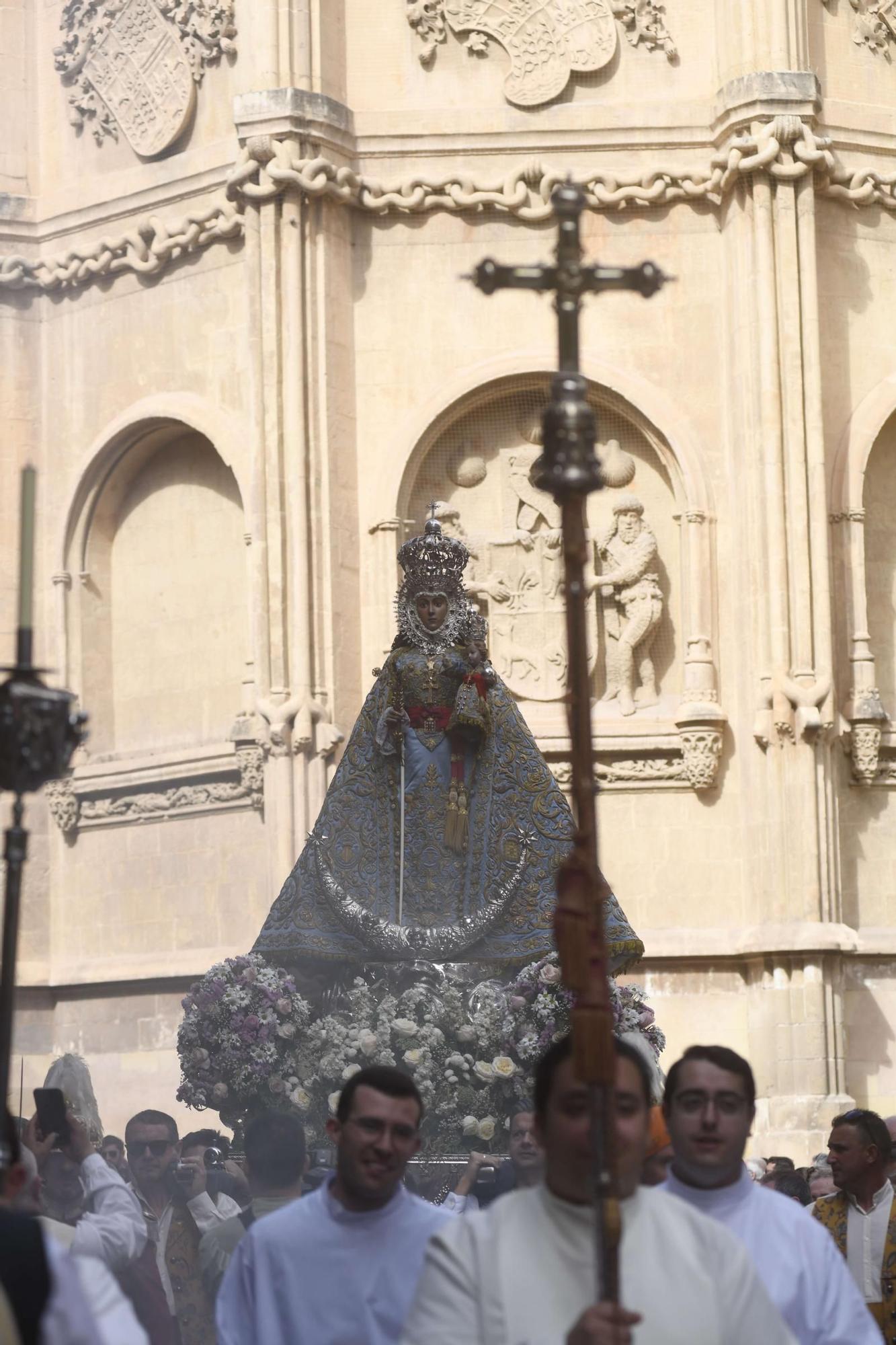 Misa huertana y procesión con la Virgen de la Fuensanta en el Bando de la Huerta