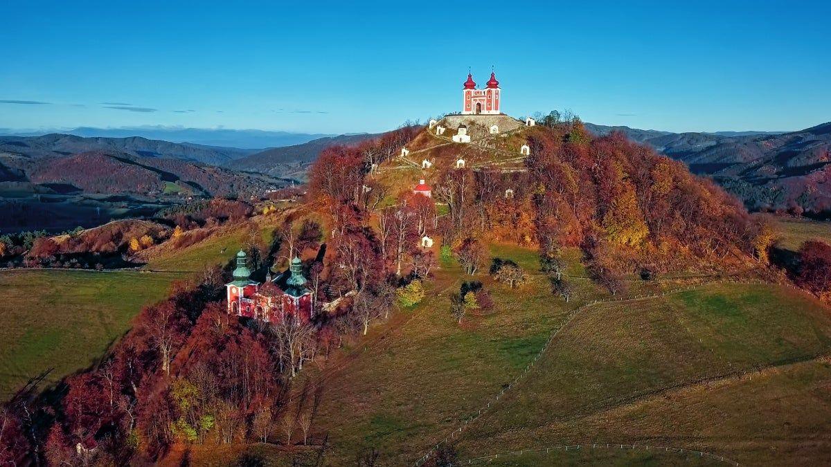 Calvario de Banska Stiavnica, montaña de Scharfenberg, Eslovaquia