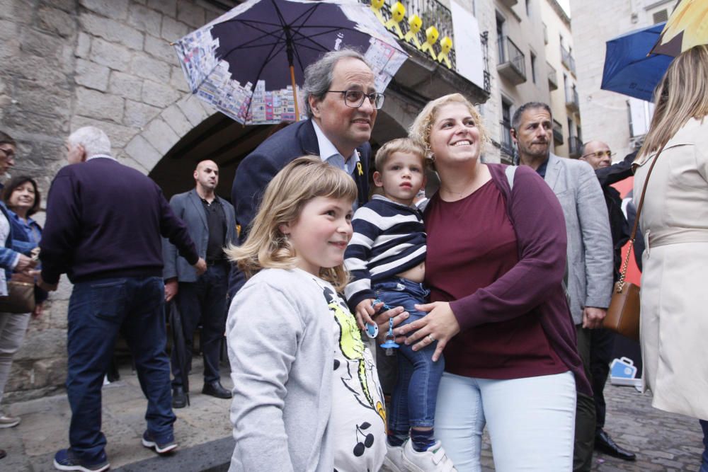 Quim Torra, a Girona per Temps de Flors