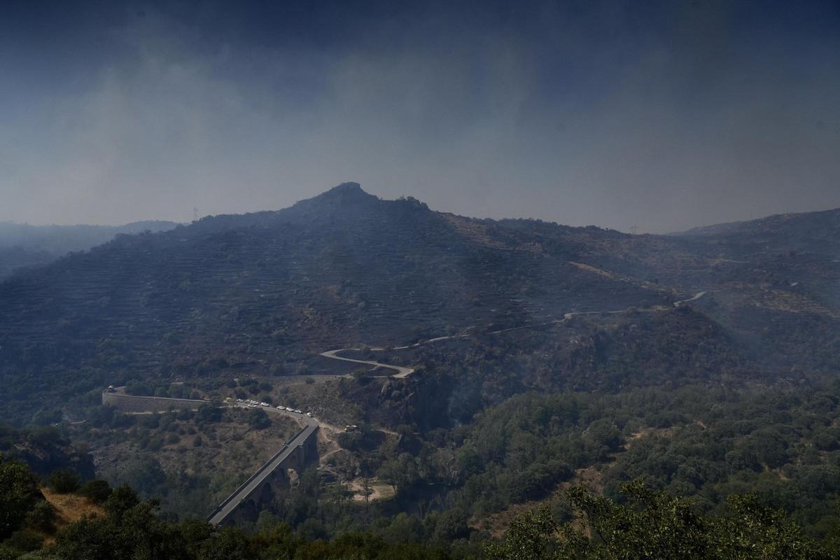 GALERÍA | El paisaje después de incendio en Fermoselle