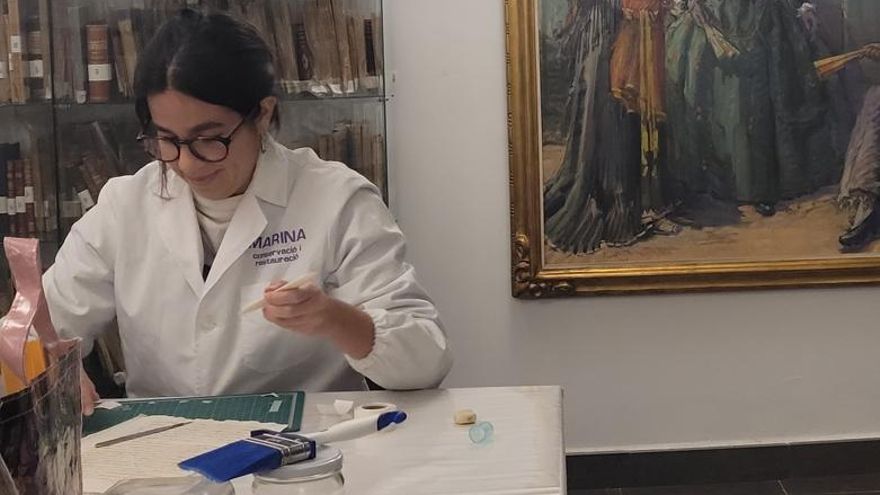 Fin a la restauración de ocho importantes libros del siglo XVI de Ibiza