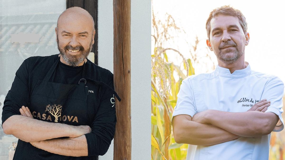 Andrés Torres (Casa Nova) y Javier Olleros (Culler de Pau) prepararán una cena benéfica en favor de los niños de Gaza.