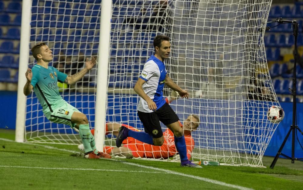 El Hércules llega vivo al Camp Nou