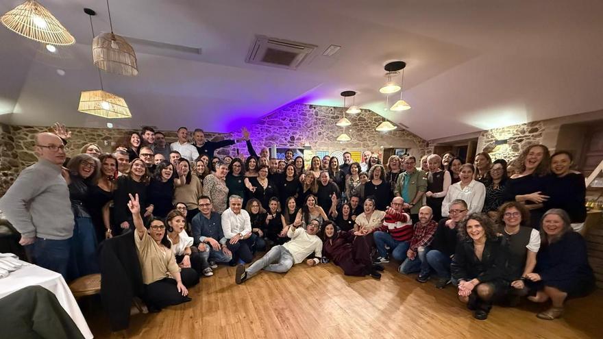 Los asistentes al encuentro.