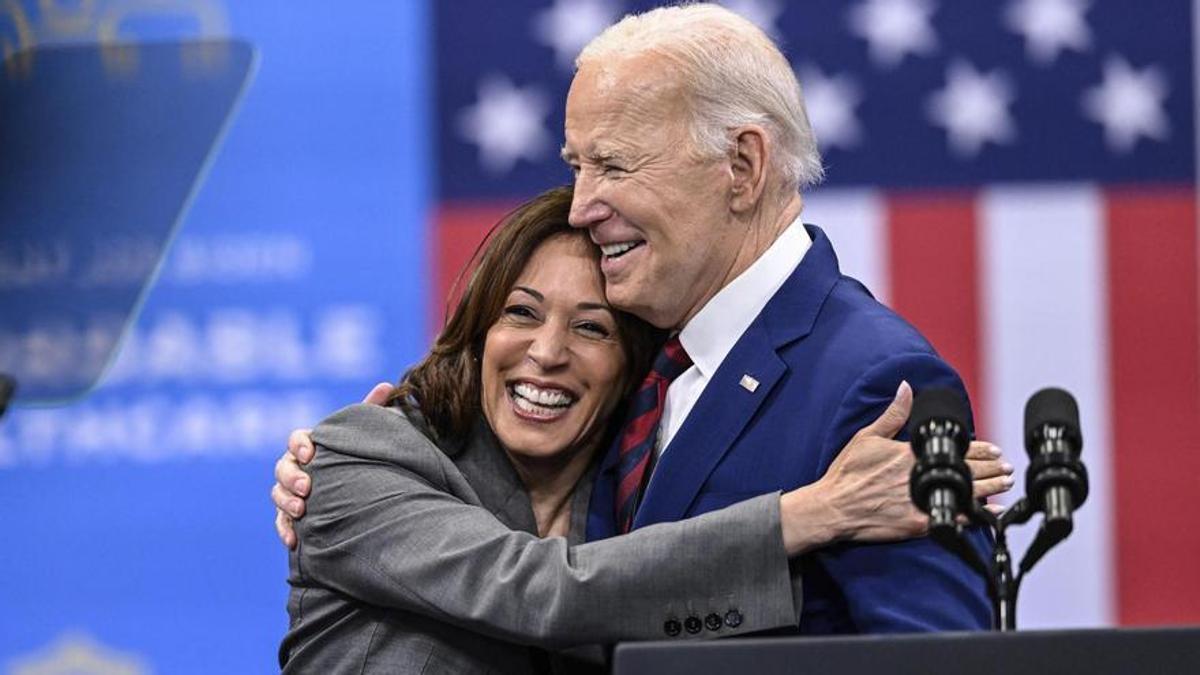 Kamala Harris y Joe Biden.