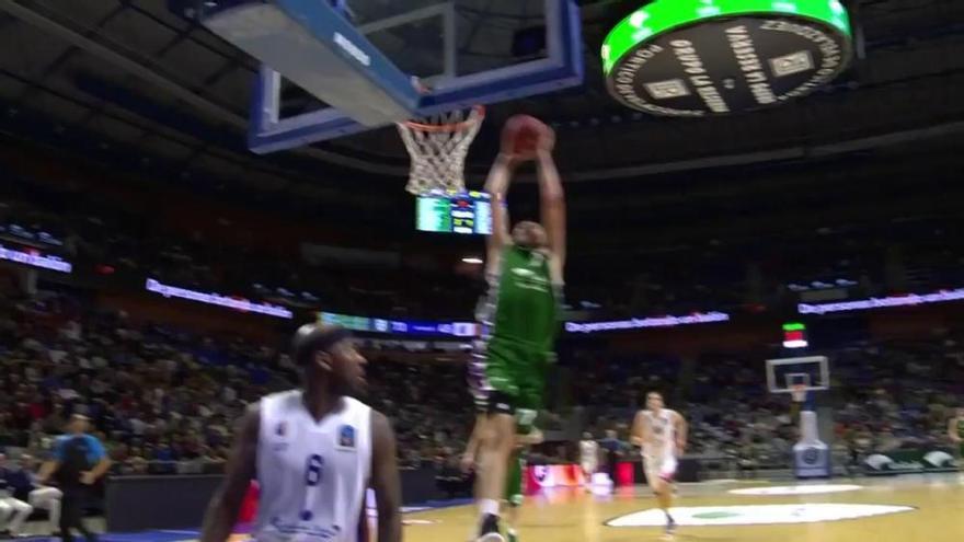 Mate espectacular en el Unicaja-Monar Bar de Eurocup