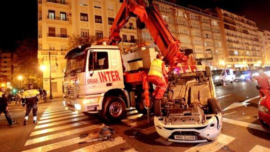 Accidente en la avenida del Cid