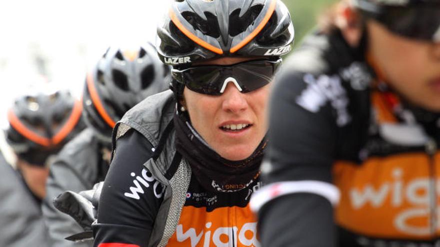 Anna Sanchis, con los colores de Wiggle Honda