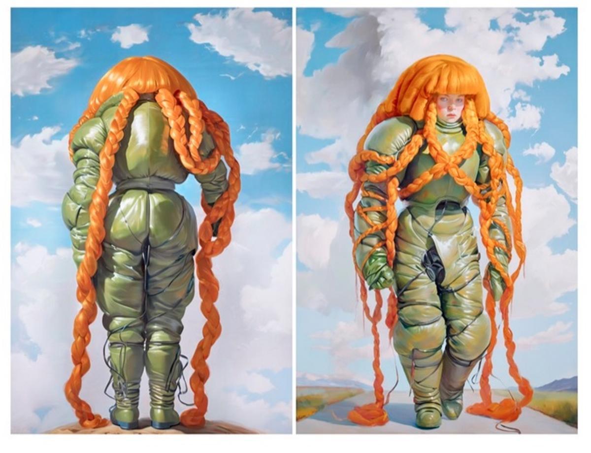 Obra "Embedding study 1 &amp; 2" de Holly Herndon &amp; Mat Dryhurst que alcanzaba ayer los 70.000 dólares.
