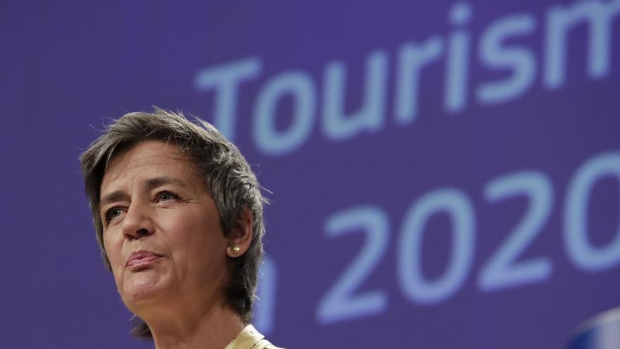 La vicepresidenta de la Comisión Europea, Margrethe Vestager.