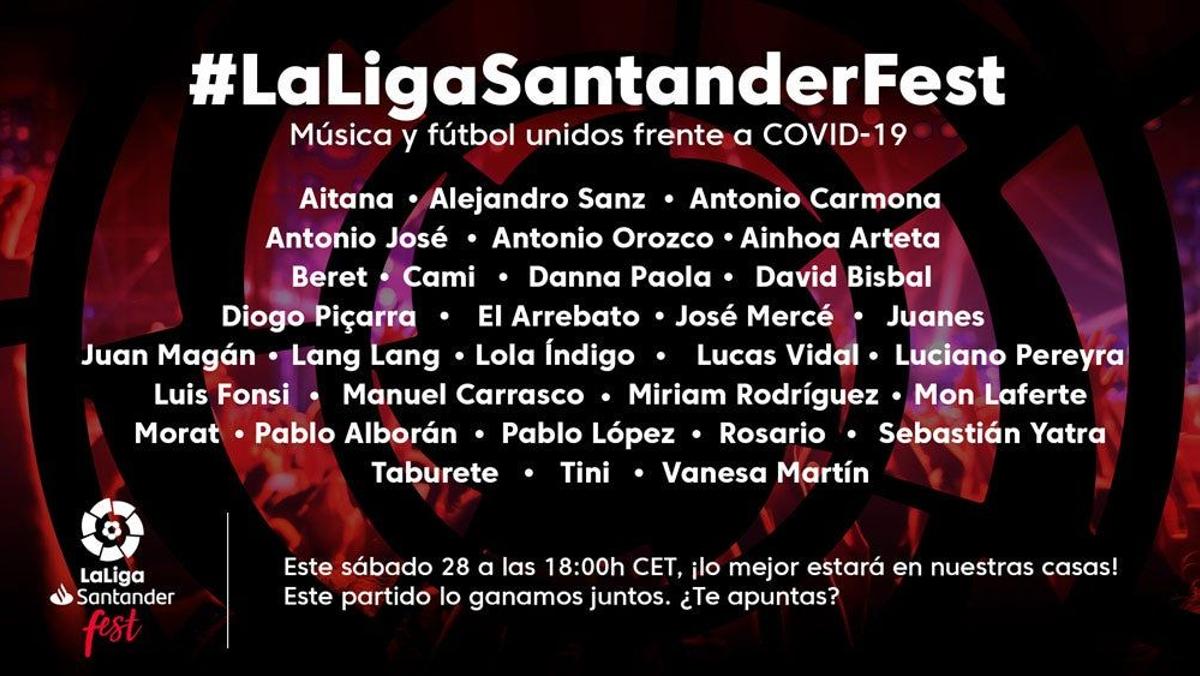 Festival benéfico ‘LaLiga Santander Fest’