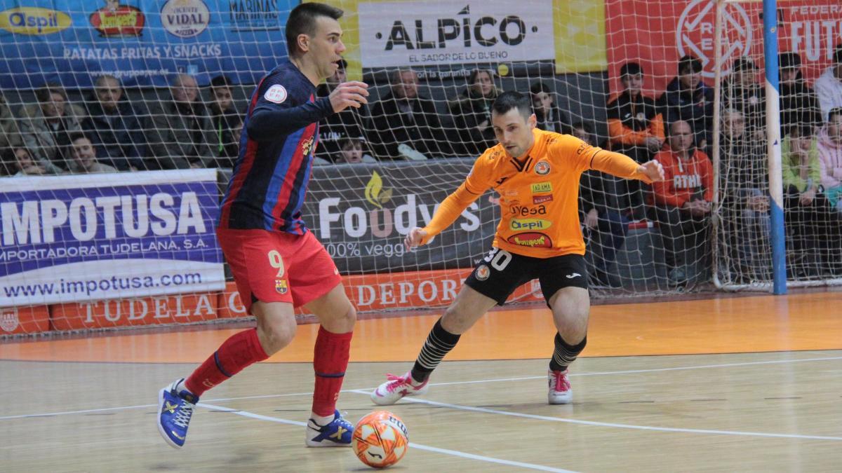 El capitán Sergio Lozano abrió el marcador en Tudela