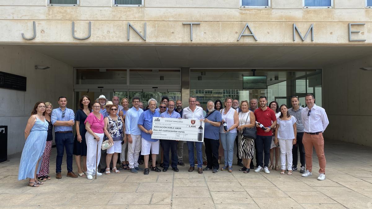 Acto de entrega a la Asociación Doble Amor por parte de Bocopa.