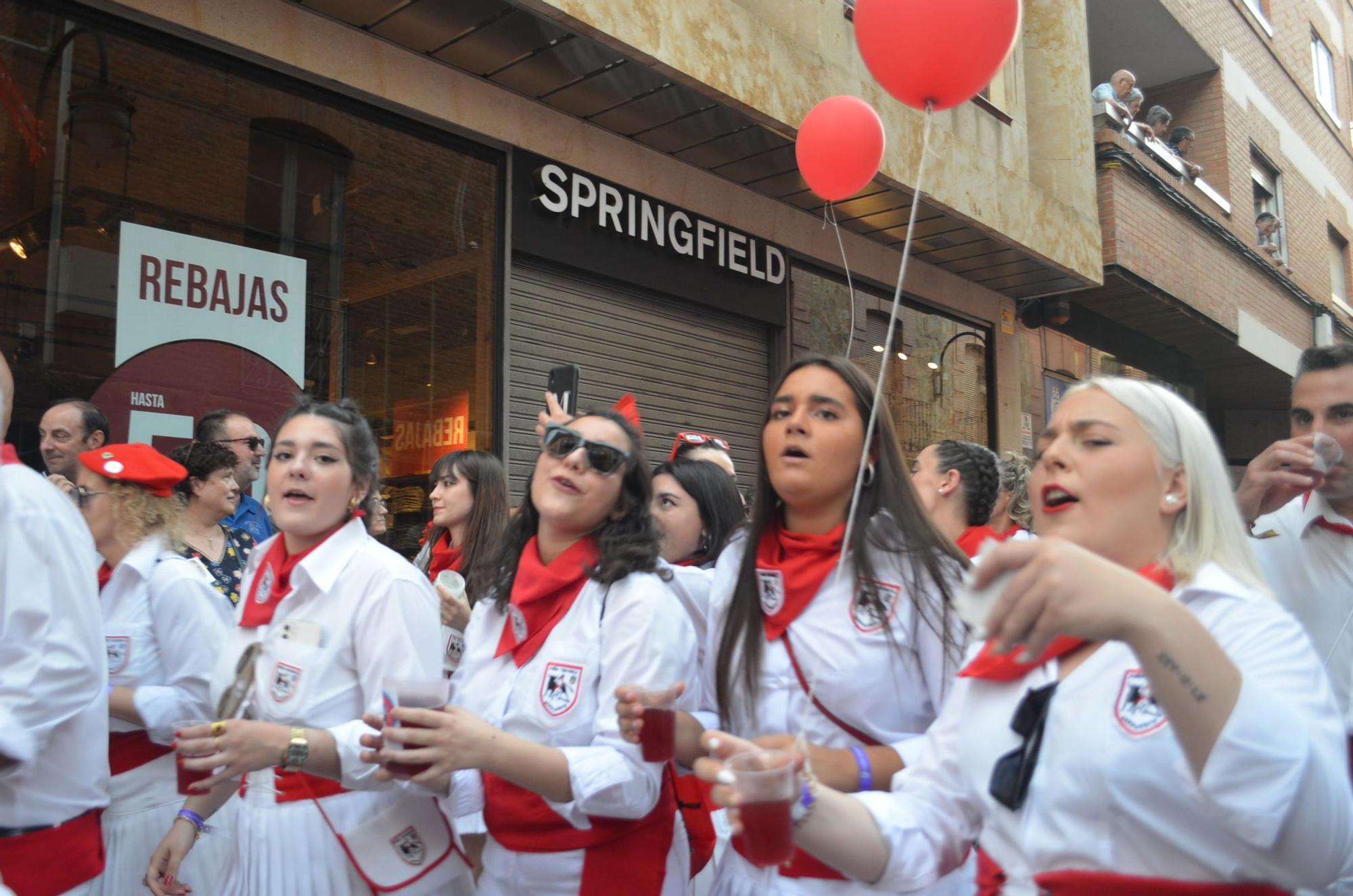 Fiestas del Toro en Benavente: Así ha sido el primer desfile de las peñas