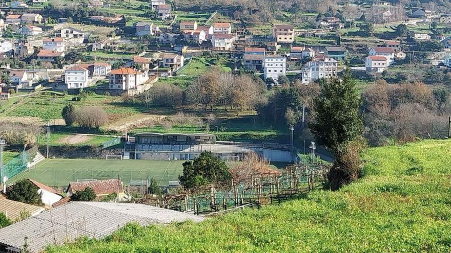 Instalaciones del campo de fútbol de A Graña. | Gonzalo Núñez