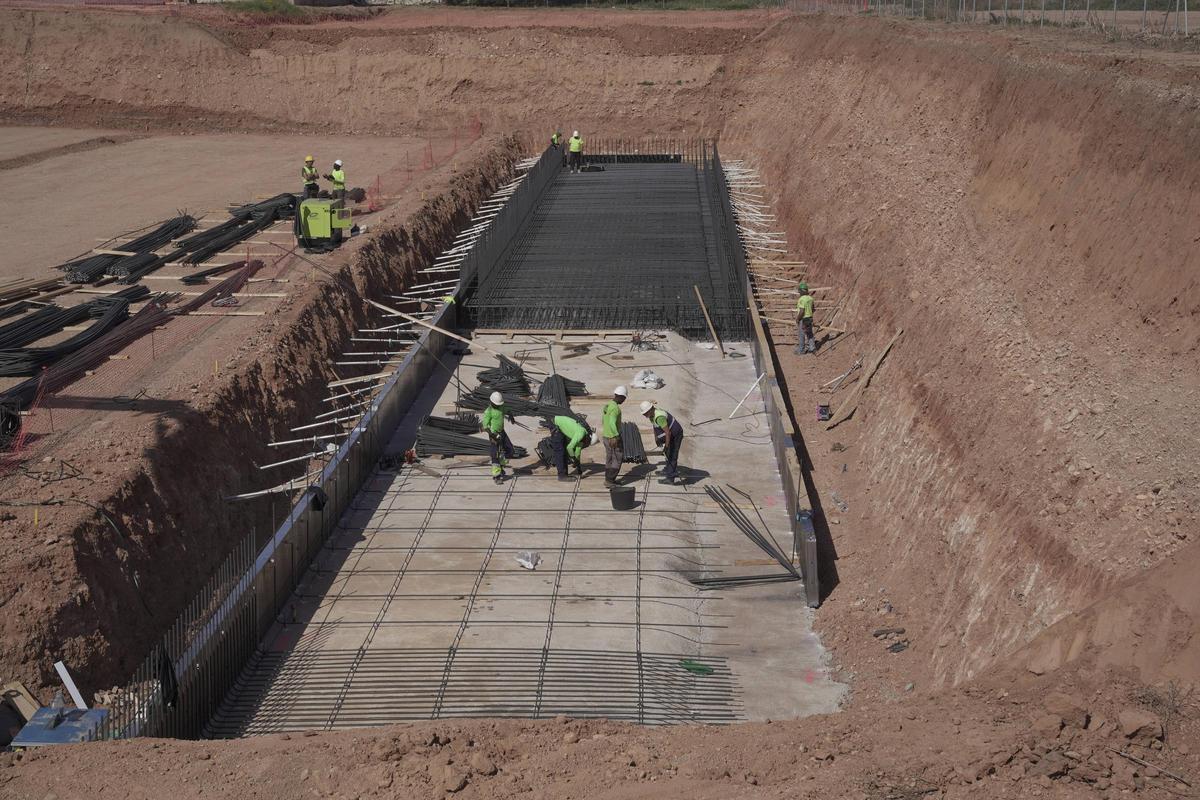 Inicio de las obras de la nueva depuradora.