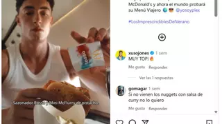 Carmencita se cuela en el avión de McDonald's y Plex