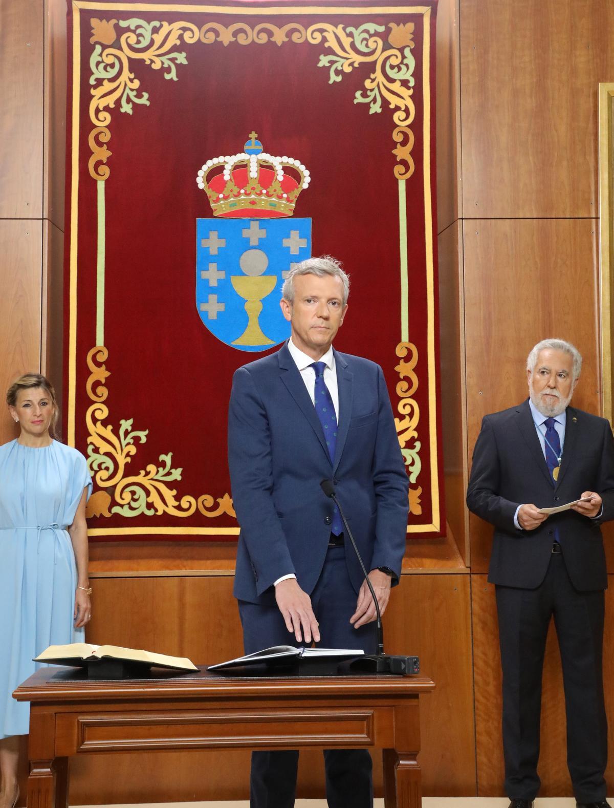 Así fue la toma de posesión de Alfonso Rueda como presidente de la Xunta