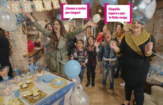 Las hermanas Salazar preparan un 'baby shower' por todo lo alto para el niño de la Rebe