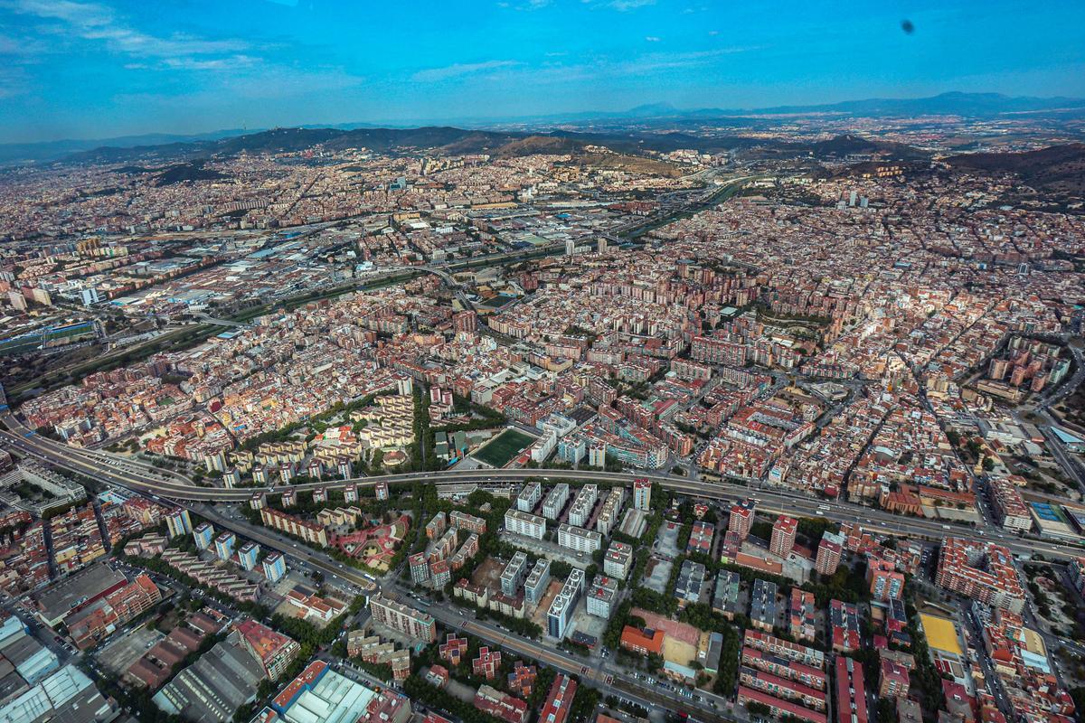 Las obras en Barcelona desde el aire