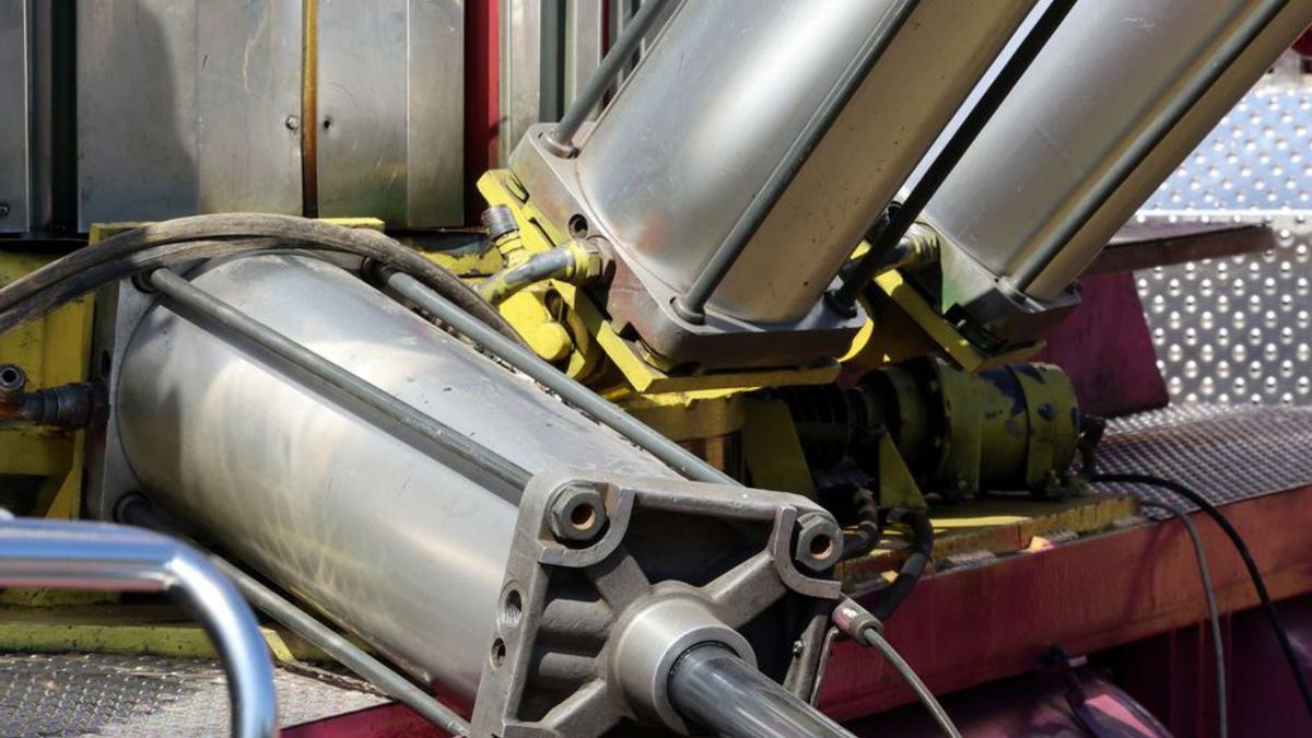 El brazo del «saltamontes» que se desprendió