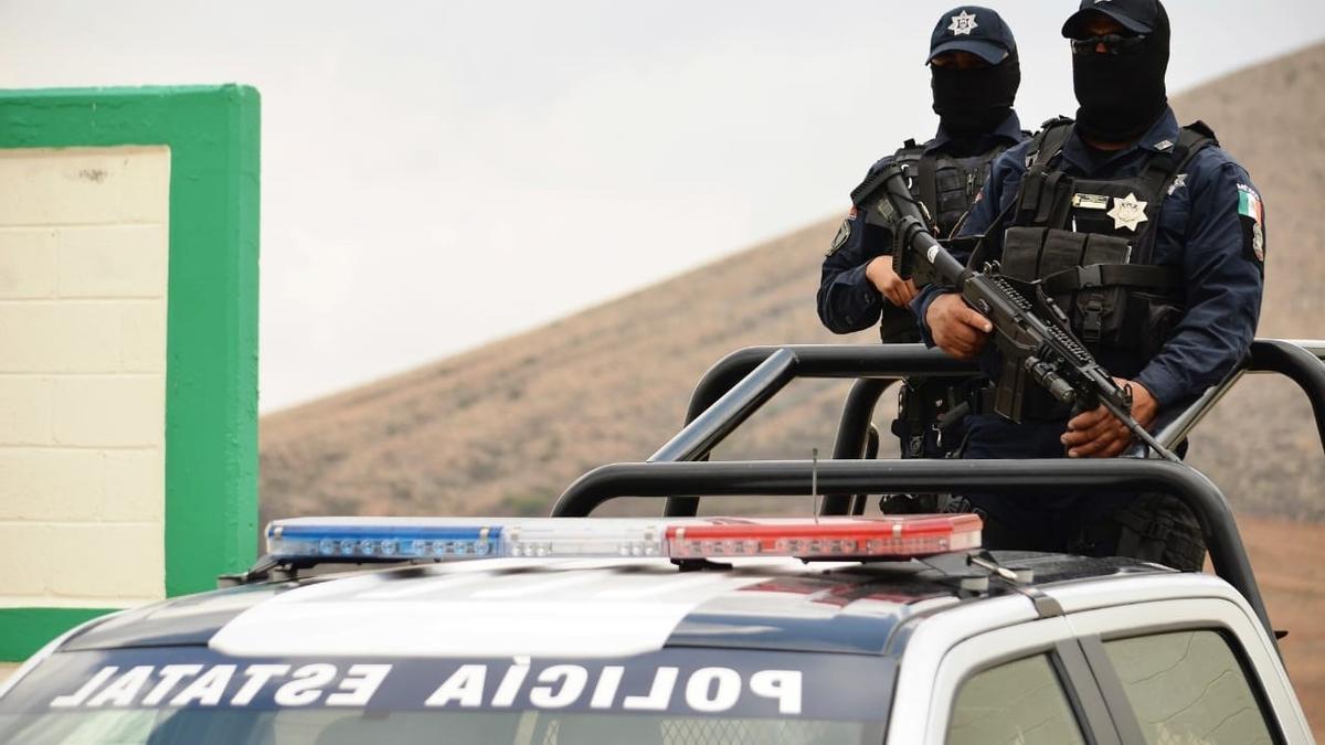 Policía estatal de Zacatecas, México.