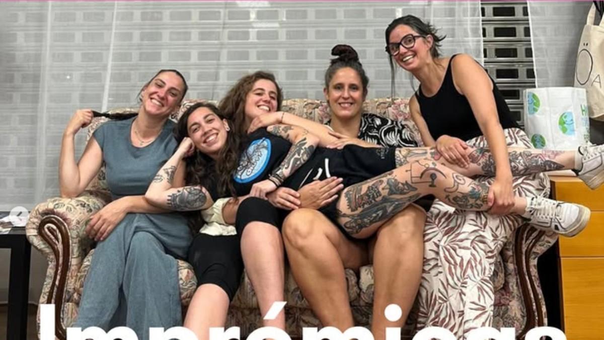 Actrices de "Imprómicas", formato de humor e impro.