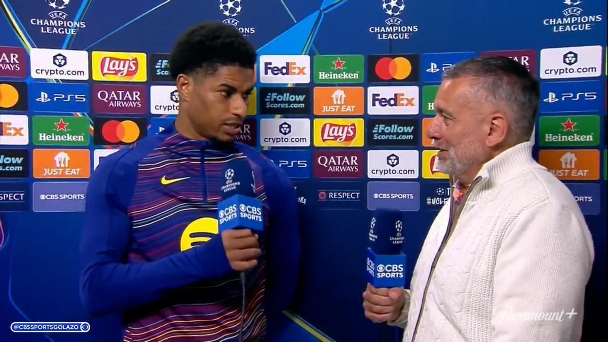 Rashford no da crédito que Kovácks no hubiera señalado penalti por las manos de Pubill