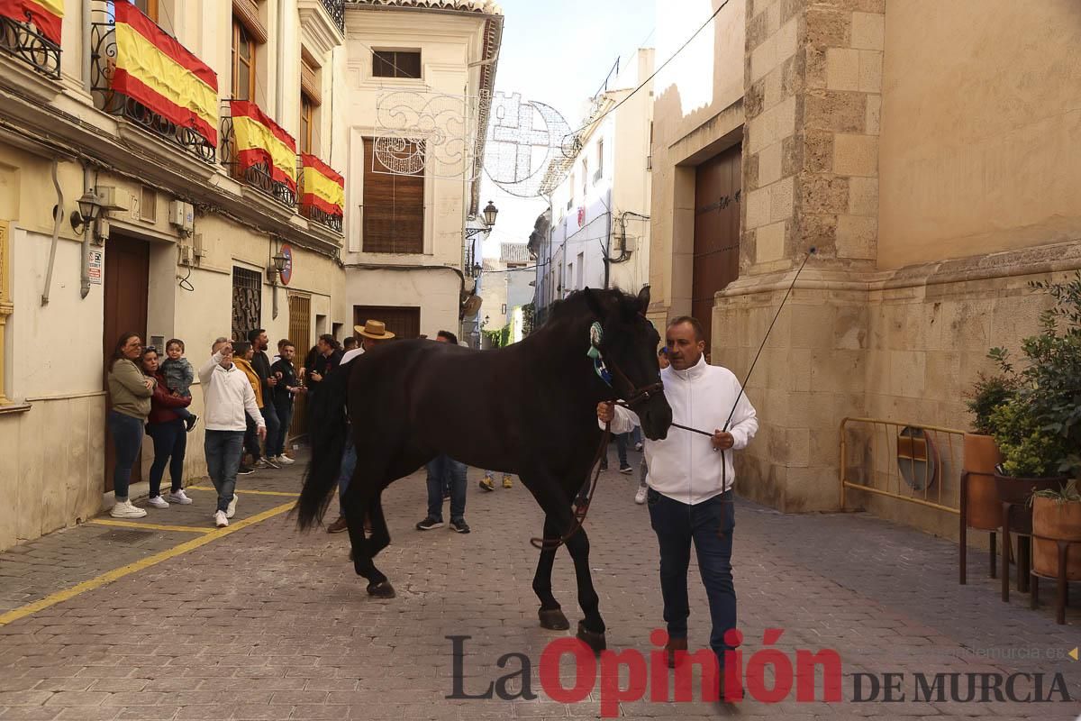 Concurso de caballo a pelo: pasacalles hasta el Hoyo en Caravaca