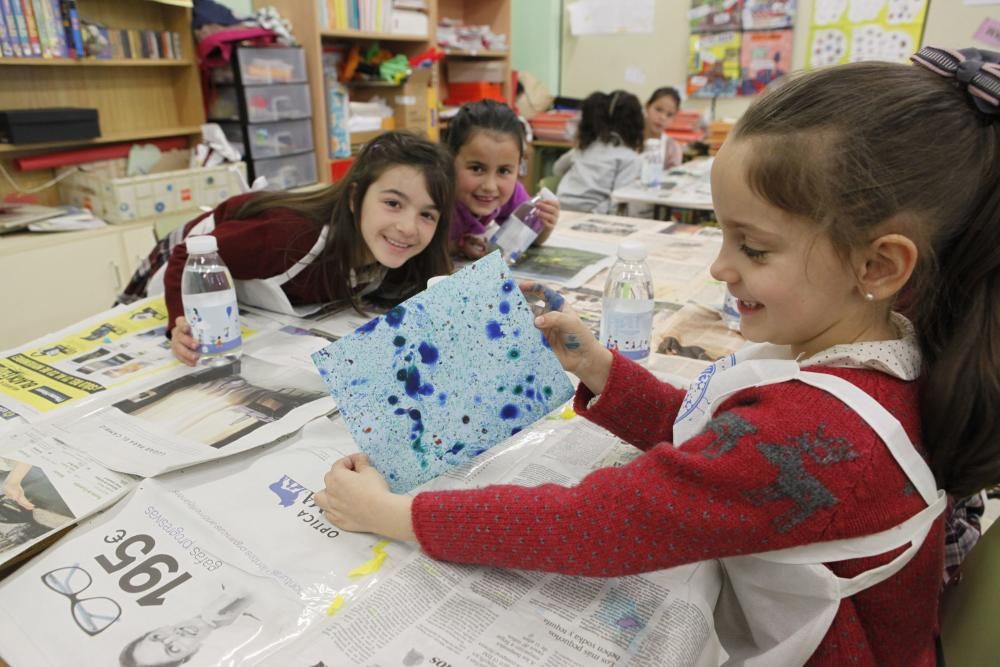 Actividad con motivo del Día del Agua en el colegio público Río Piles