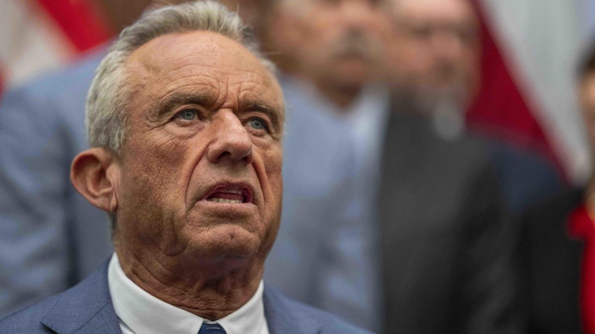 El secretario de Sanidad de Estados Unidos, Robert F. Kennedy