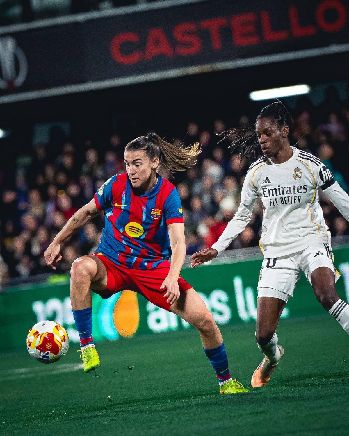 Patri Guijarro durante la final de la Supercopa de España