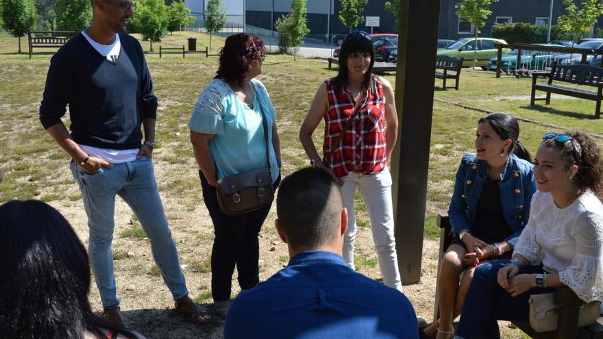 Inauguración del nuevo parque de Arrufana-Santiaguiño. / FdV