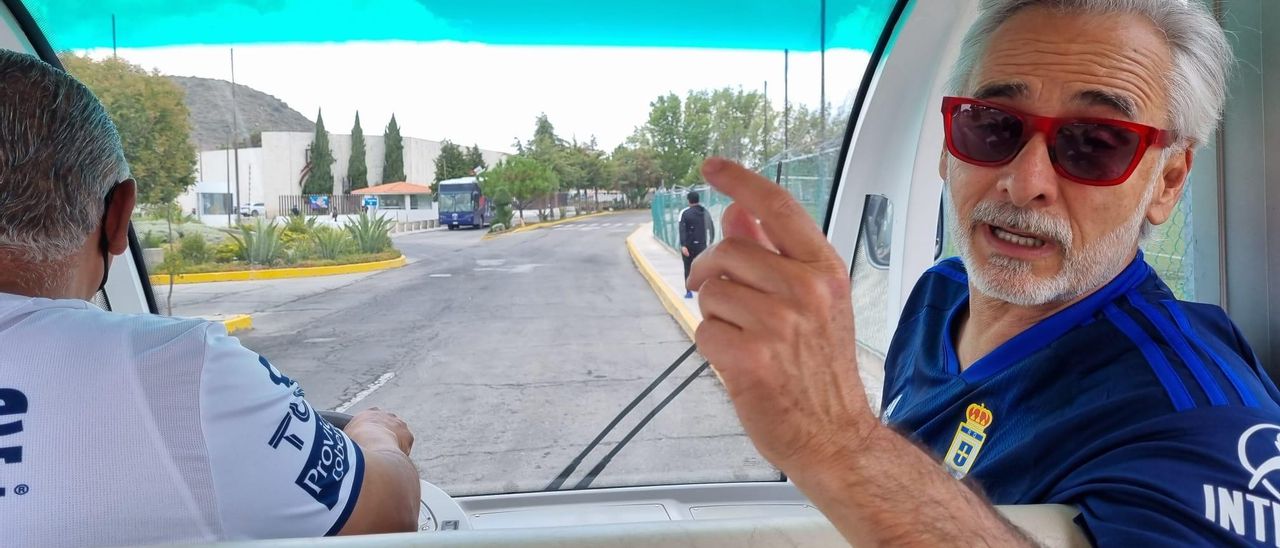Jesús Martínez, en el interior de las instalaciones del Grupo Pachuca