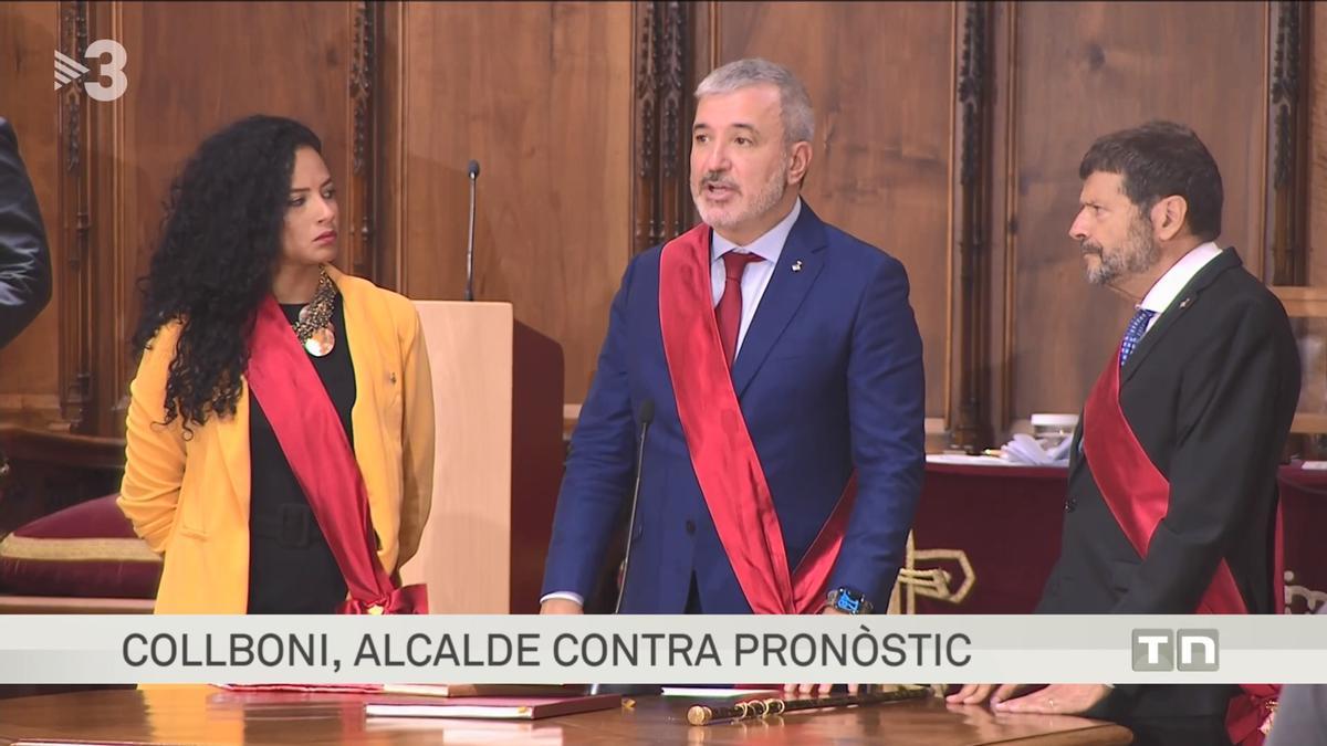 La noticia de Jaume Collboni es nombrado alcalde de Barcelona, en TV3
