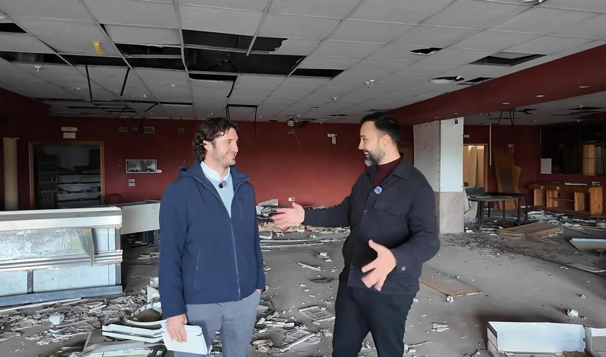 Interior del hotel Reconquista, en la actualidad.