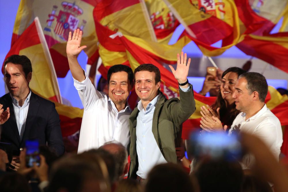 Pablo Casado participa en un acto político en Málaga