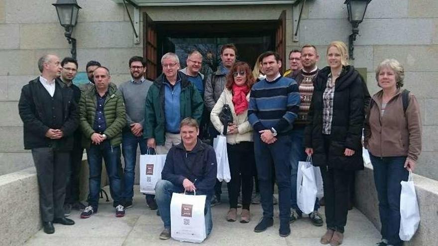 Visita de periodistas alemanes a la comarca de O Salnés