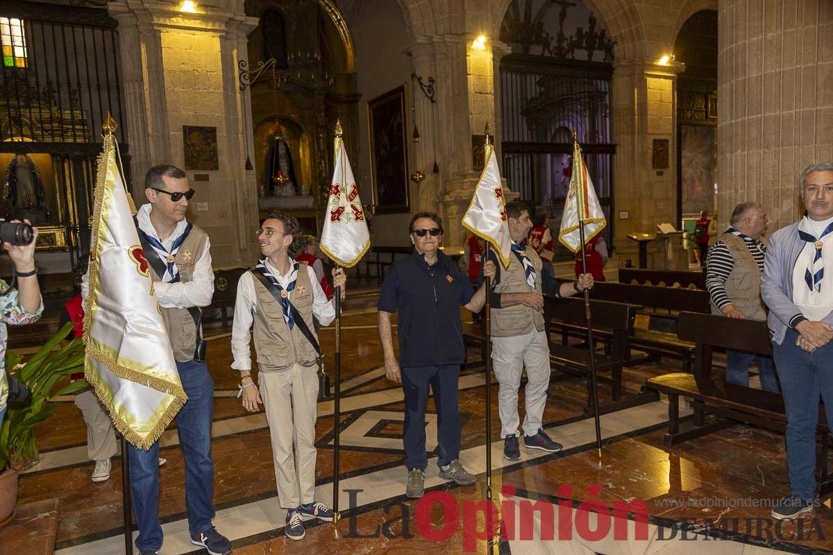 La orden Constantiniana de San Jorge peregrina a Caravaca