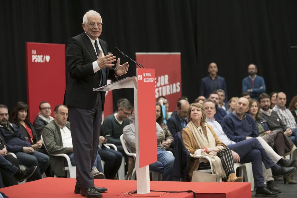 Mitin de Borrell y Barbón en Oviedo