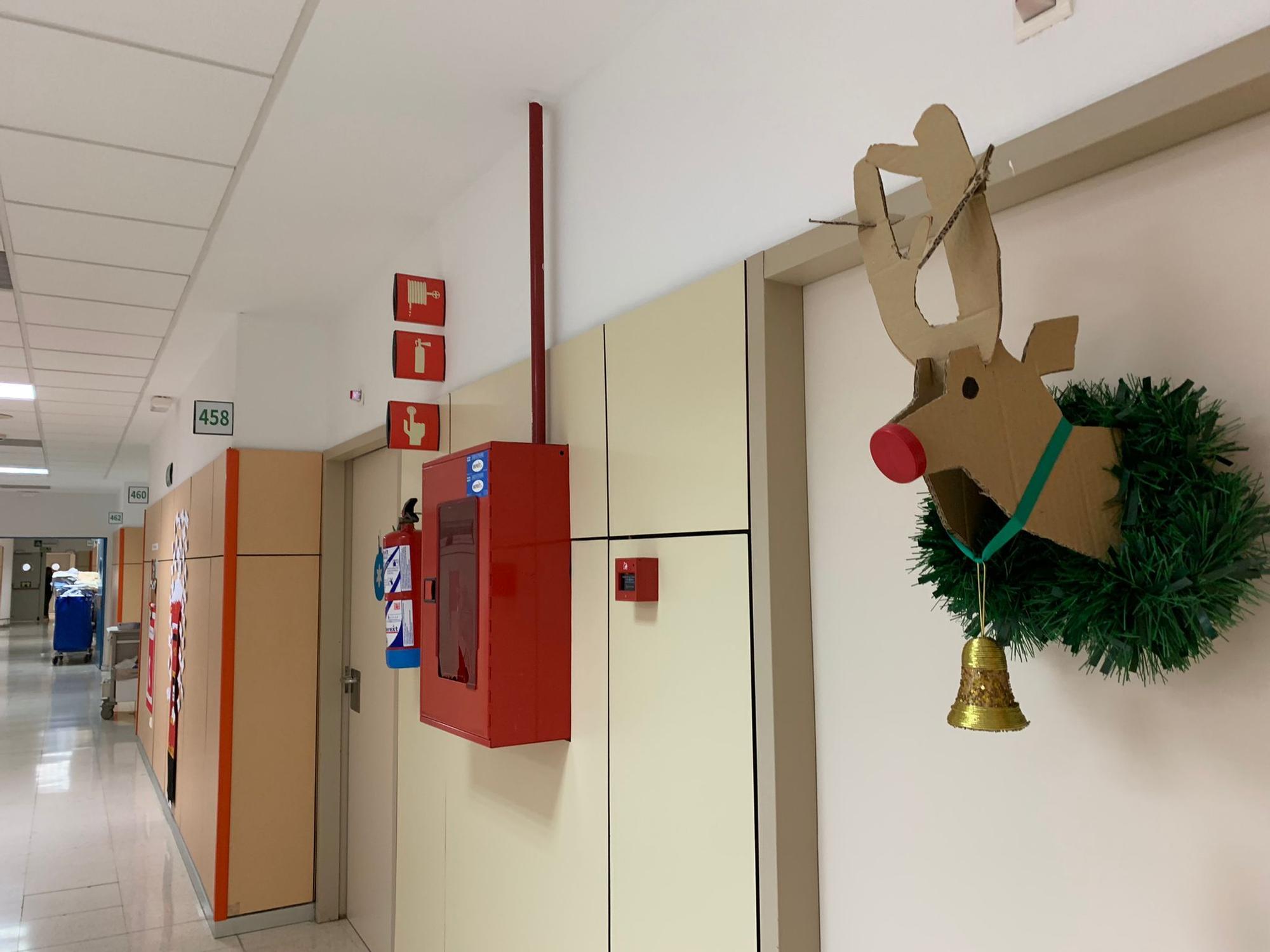 Los mejores adornos navideños del Hospital Clínico en 2021