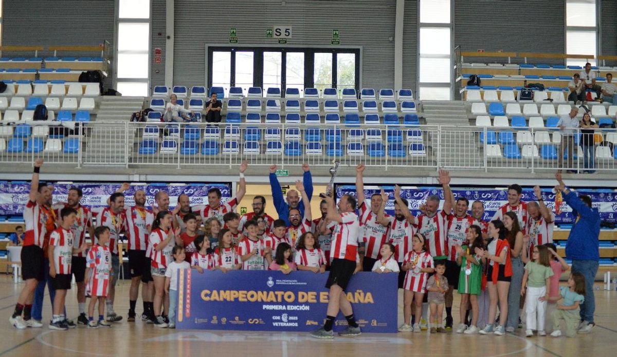Fertiberia Puerto Sagunto, subcampeón de España de Veteranos.